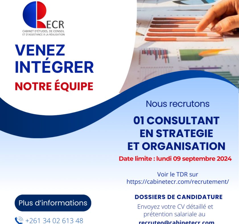 ANNONCE_Consultant en Stratégie et Organisation